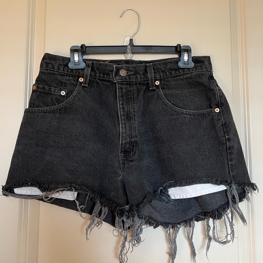 Levi’s custom denim shorts